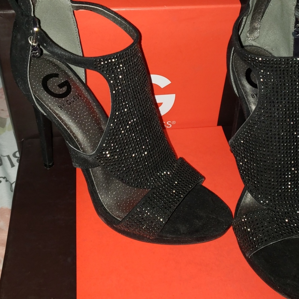 🦋🌹Black Heels Glamo 4 high🌹🦋 - Picture 1 of 8